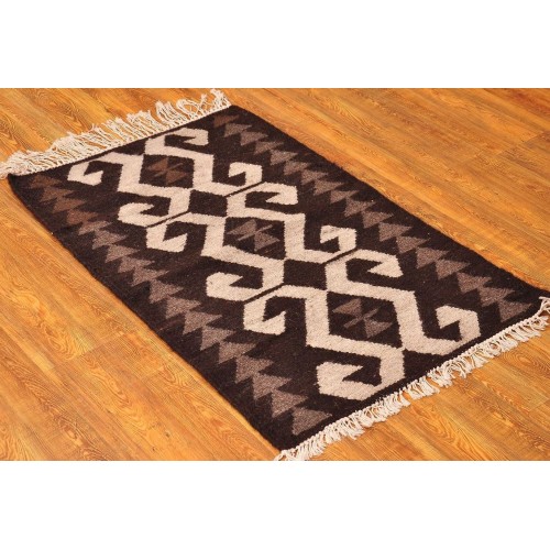 Шерстяная дорожка килим, 100 см х 65 см  