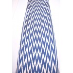 Узбекская ткань синий штрих