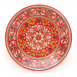 Красная тарелка, 27 см     