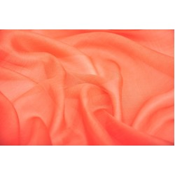 Натуральный шелк эксельсиор-персиковый