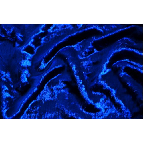 Классическая бархатная ткань синего цвета