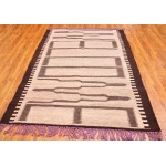 Светлый ковер-килим, 180 х 120см   