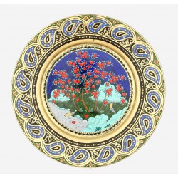 Тарелка декоративная "Гранатовое дерево"