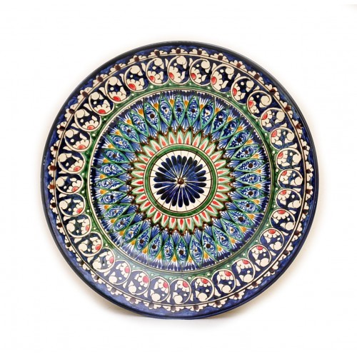 Круглая керамическая тарелка  
